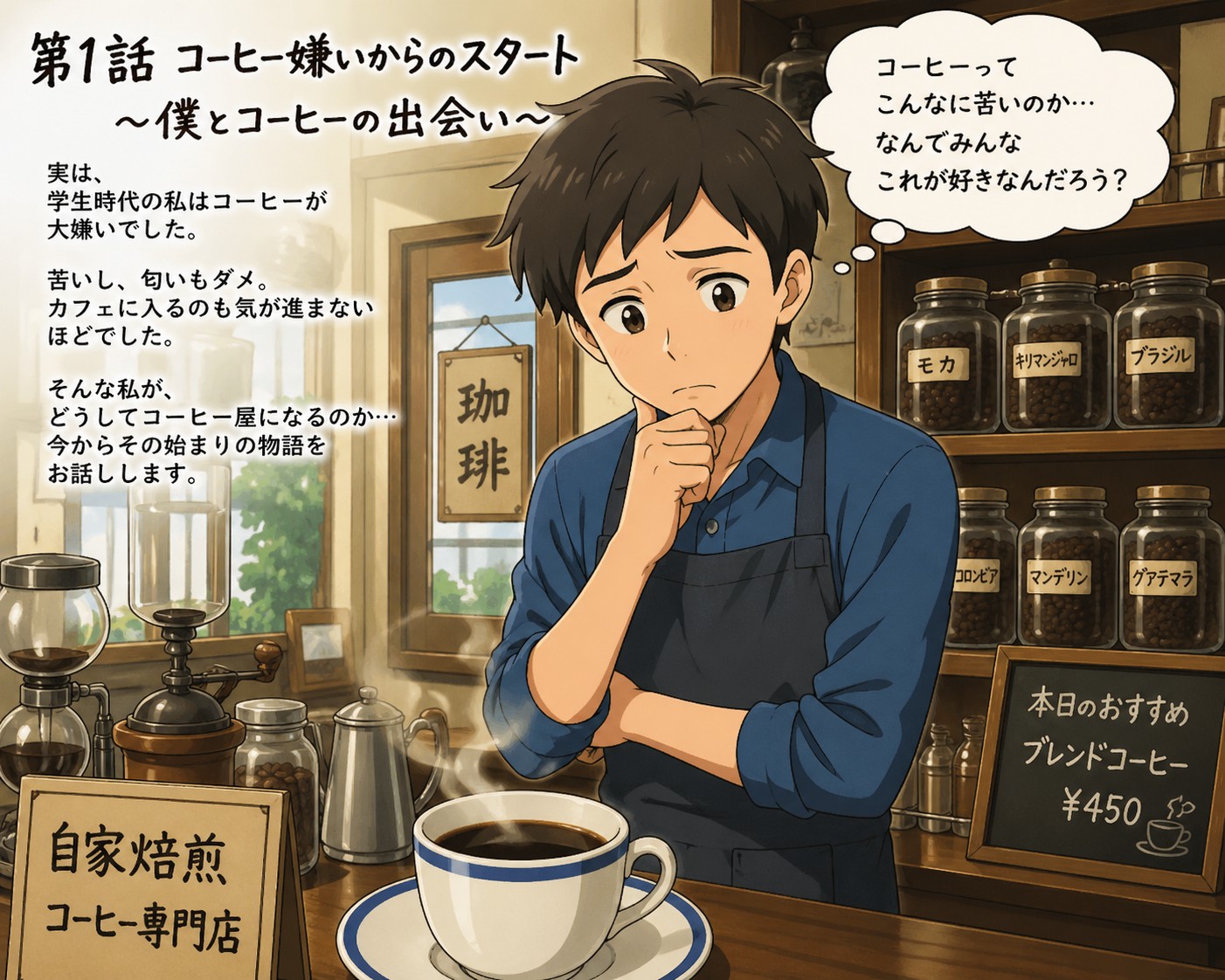 コーヒー嫌いだった私が店主になった理由